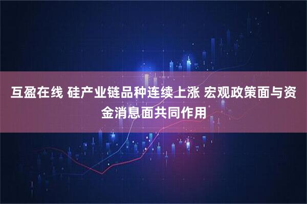 互盈在线 硅产业链品种连续上涨 宏观政策面与资金消息面共同作用