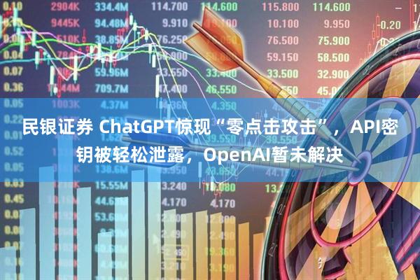 民银证券 ChatGPT惊现“零点击攻击”，API密钥被轻松泄露，OpenAI暂未解决